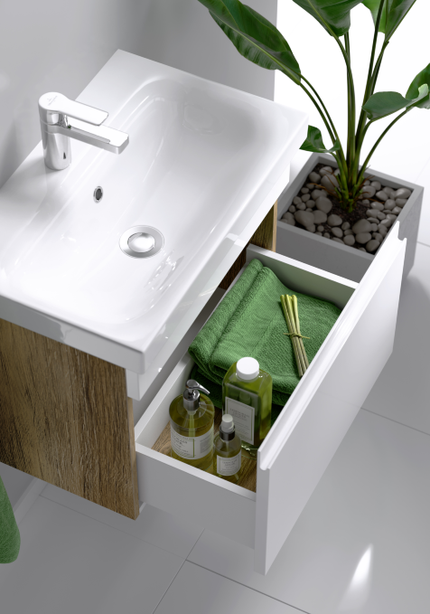 Мебель для ванной Aqwella Smart 50 см дуб балтийский