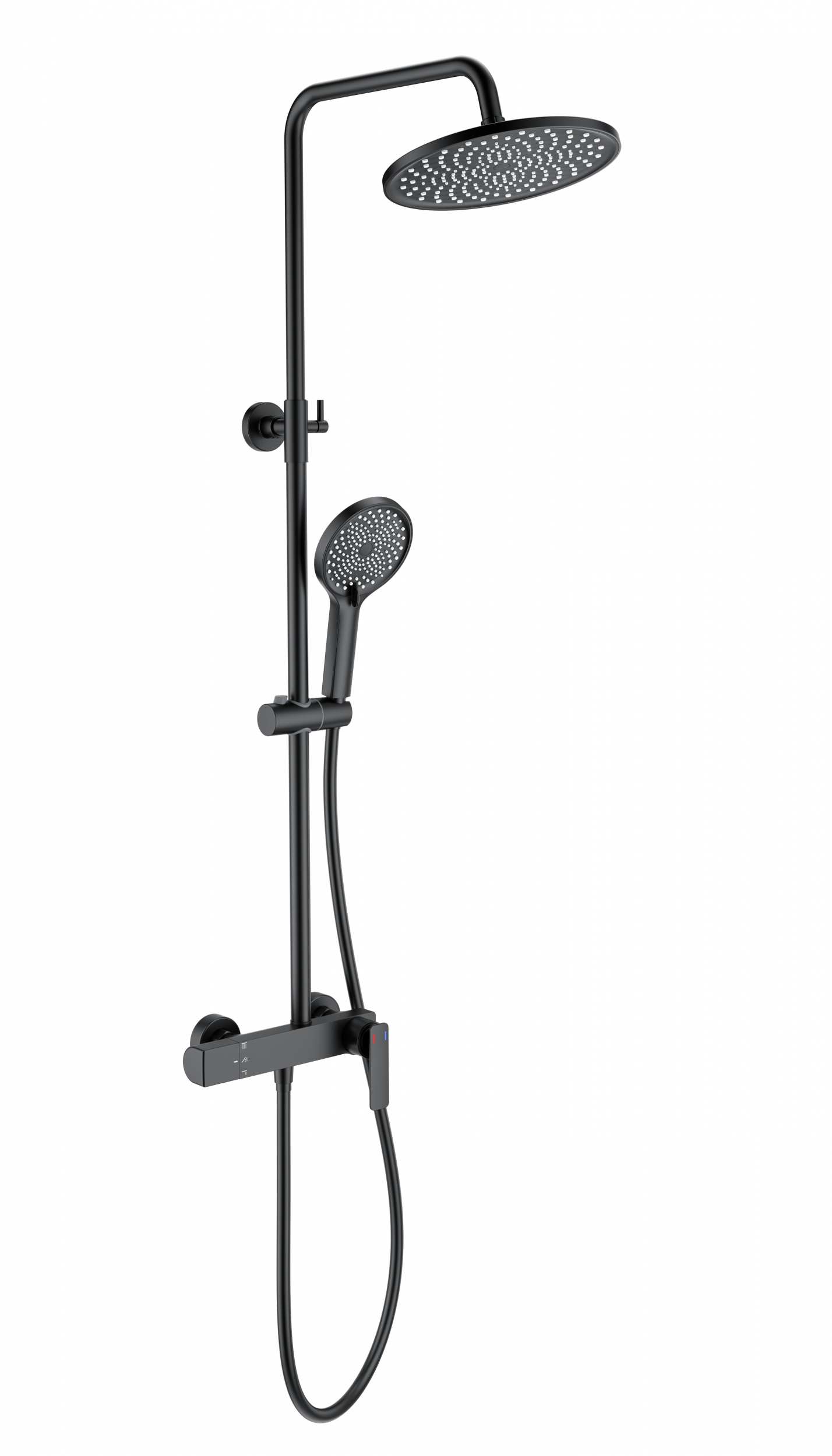 Душевая стойка Wonzon&Woghand WW-B3517-MB черный матовый