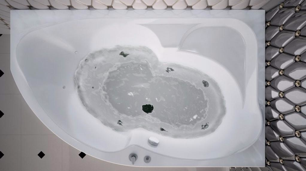 Акриловая ванна Aquanet Allento 170x100 L/R