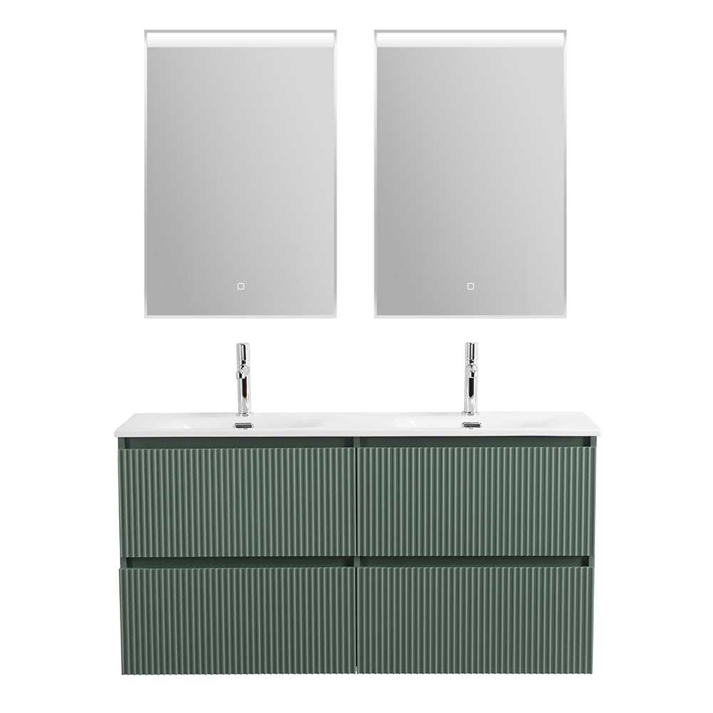 Тумба с раковиной BelBagno Uno 120 см, 4 ящика, Еловый матовый