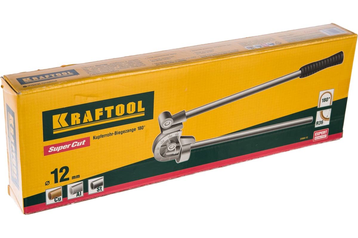 Трубогиб для точной гибки труб 12мм Kraftool EXPERT 23504-12