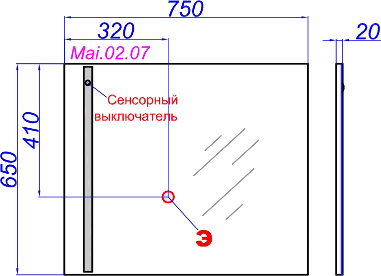 Мебель для ванной Aqwella 5 stars Miami 90 см дуб сонома, левая