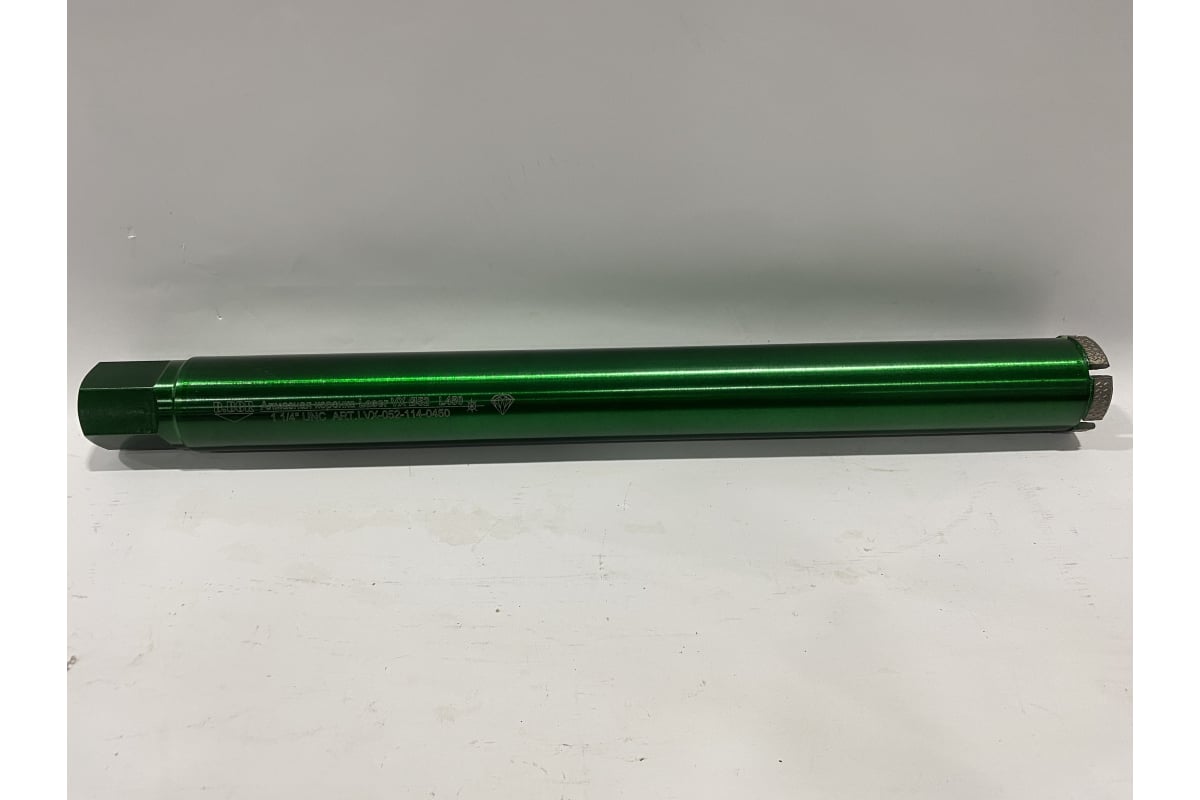 Коронка алмазная Laser VX (52х450 мм; 1 1/4 UNC) D.BOR LVX-052-114-0450