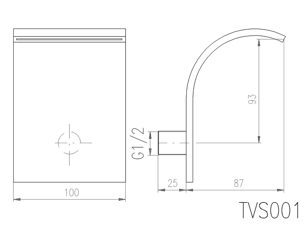 Верхний душ Rav Slezak TVS001 10 см хром