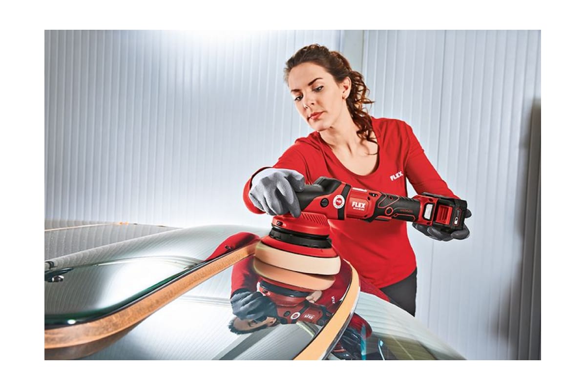Аккумуляторная эксцентриковая полировальная машина Flex XFE 15 150 18.0-EC 459089