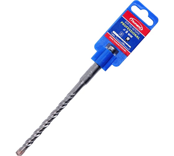 Бур по бетону SDS-plus Professional 8x160 мм Tsunami T10610200008160