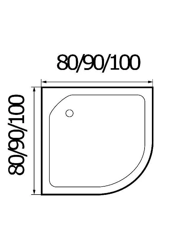 Душевая кабина River Nara 70/24 MT 70x70 белый, матовое, без крыши