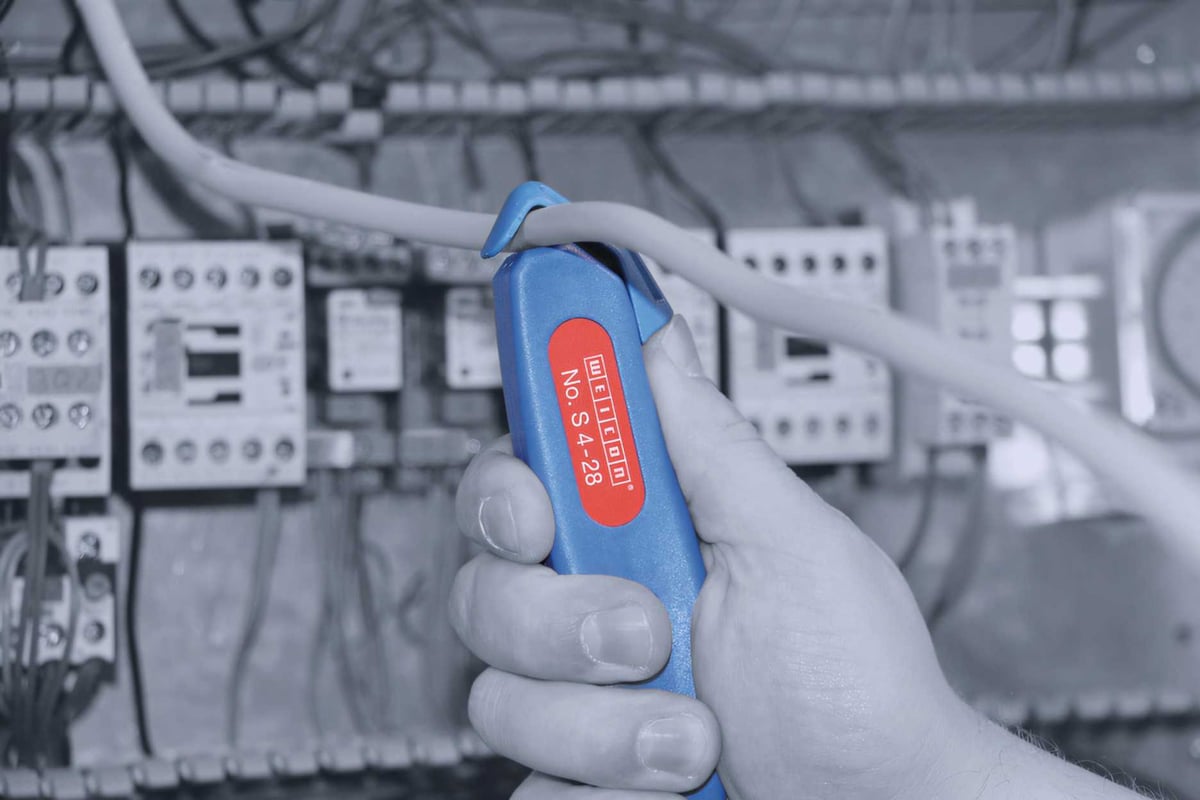 Кабельный нож безопасном корпусе S 4-28 Weicon-Tools wcn50055328