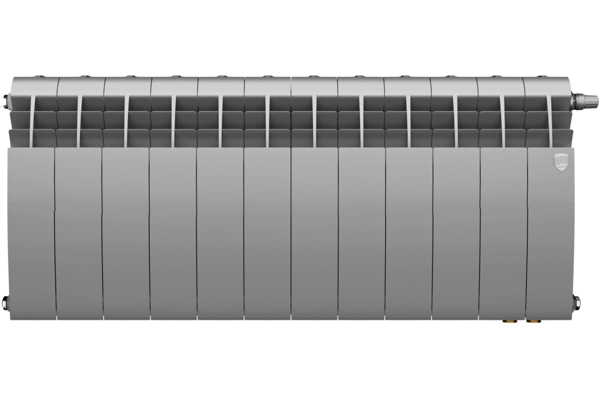 Радиатор Royal Thermo BiLiner 350/Silver Satin VDR - 12 секций НС-1309717