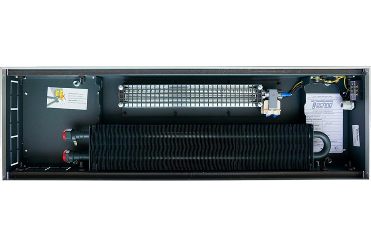 Встраиваемый внутрипольный конвектор Techno Power Vent KVZVh 270-130-1400 RH04002277