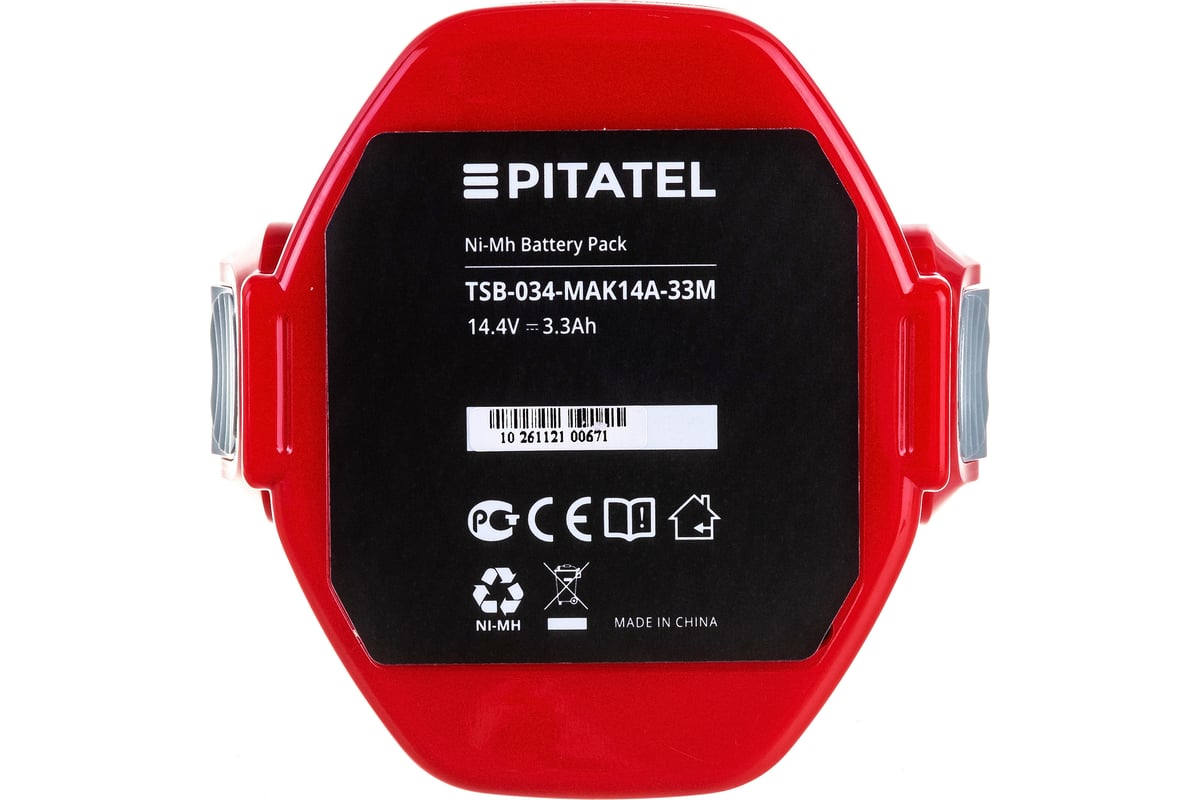 Аккумуляторная батарея (3.3 Ач, 14.4 В, Ni-Mh) Pitatel TSB-034-MAK14A-33M