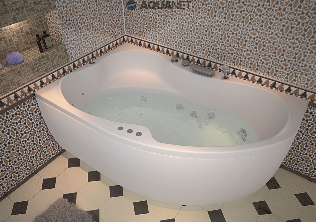 Акриловая ванна Aquanet Capri 170x110 L