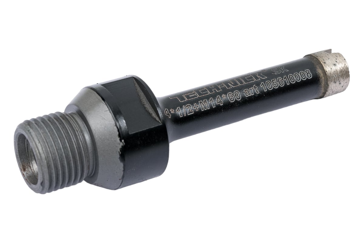 Коронка алмазная, спекание 14х60 мм, 1/2/M14 SK TECH-NICK 105610008