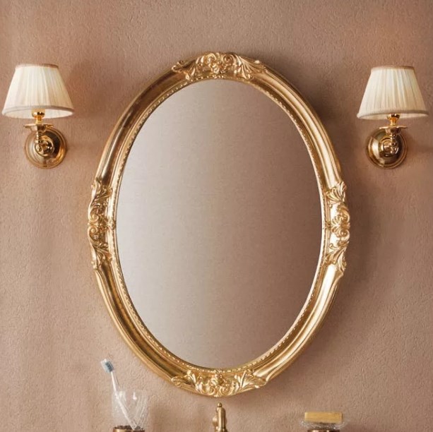 Зеркало Caprigo PL030-ORO 62 см золото