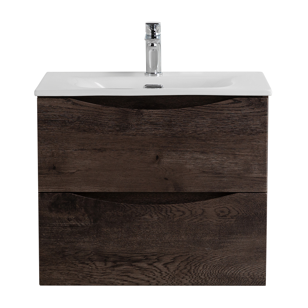 Тумба с раковиной BelBagno Marino-Cer-N 70 см Rovere Nature Grigio