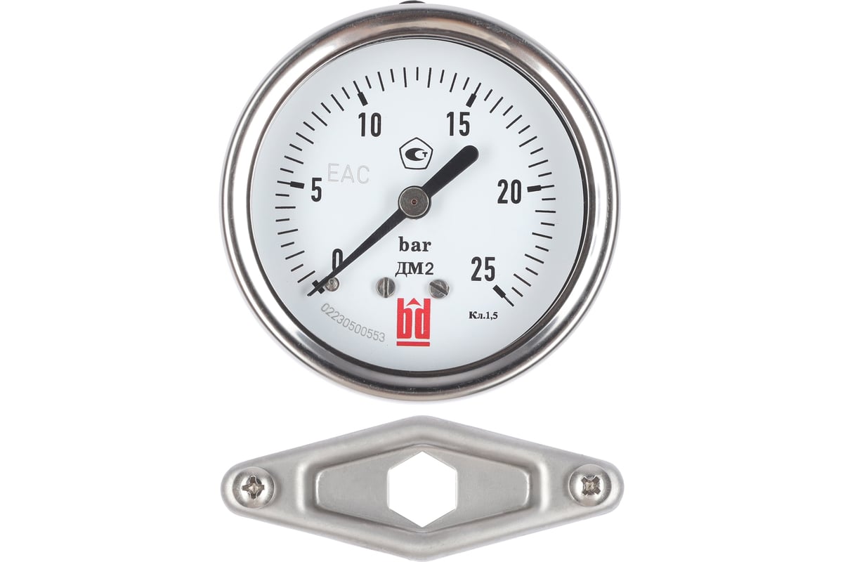 Манометр ДМ 2 063 ТС (0-25) бар, кл.1.5, G1/4" BD 1152100018