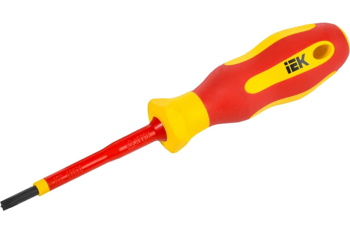 Отвертка IEK Arma2l 5 диэлектрическая ph/sl1x80 т2 A2L5-SC30-T2-HS-10-080
