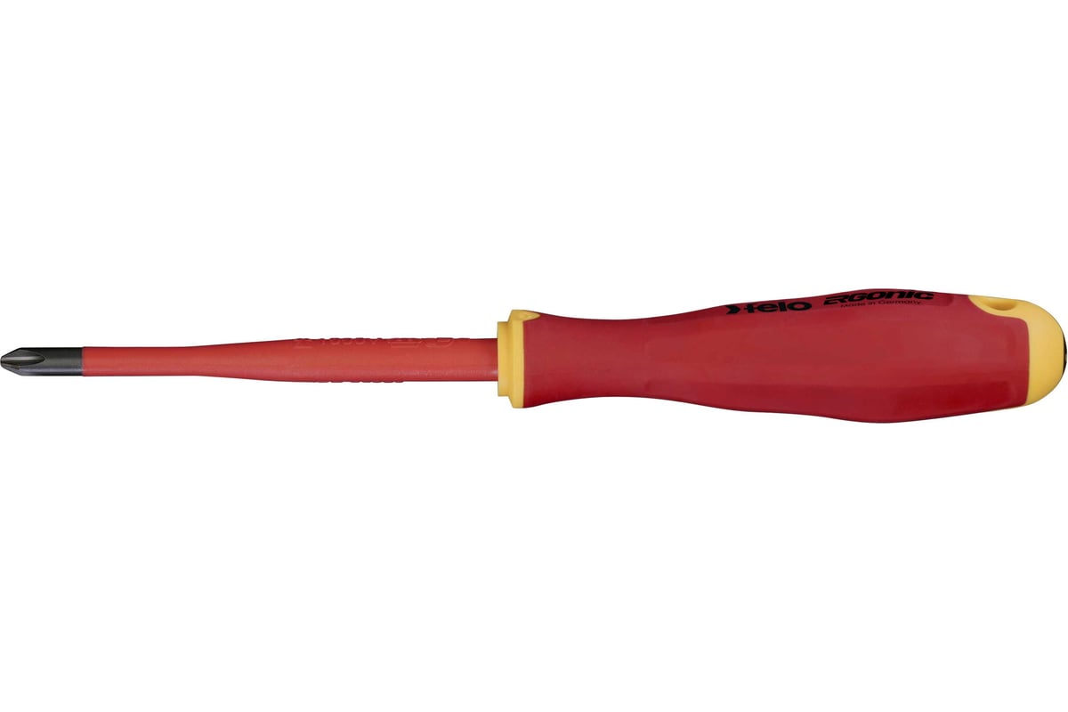 Диэлектрическая отвертка Felo PH 2х100, E-Slim Ergonic 41429390