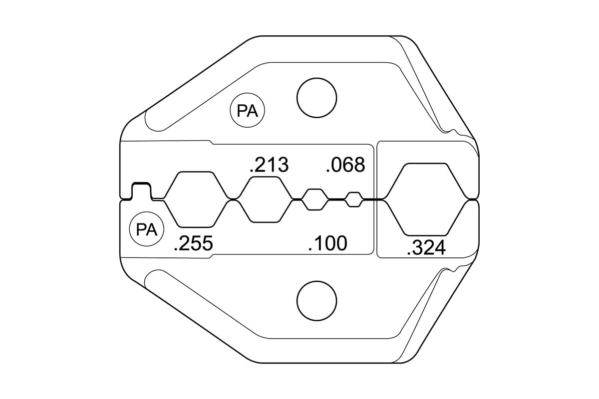 Кримпер для обжима F и BNC разъемов RG-58, RG-59, RG-62, RG-6 Rexant ht-301 PA 12-3214