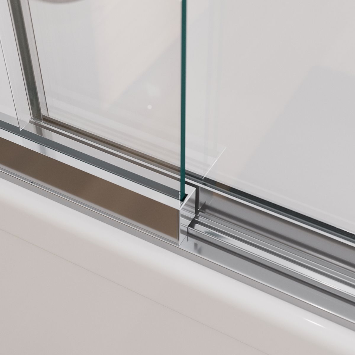 Шторка для ванны Cezares SLIDER-FIX-VF-11-100/150-C-Cr 100x150 прозрачная, хром