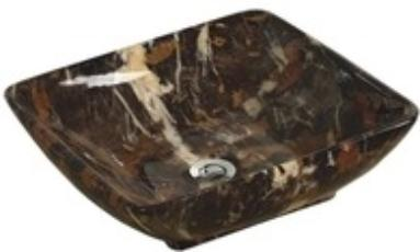 Раковина CeramaLux Stone Edition Mnc183 41.5 см серо-коричневый