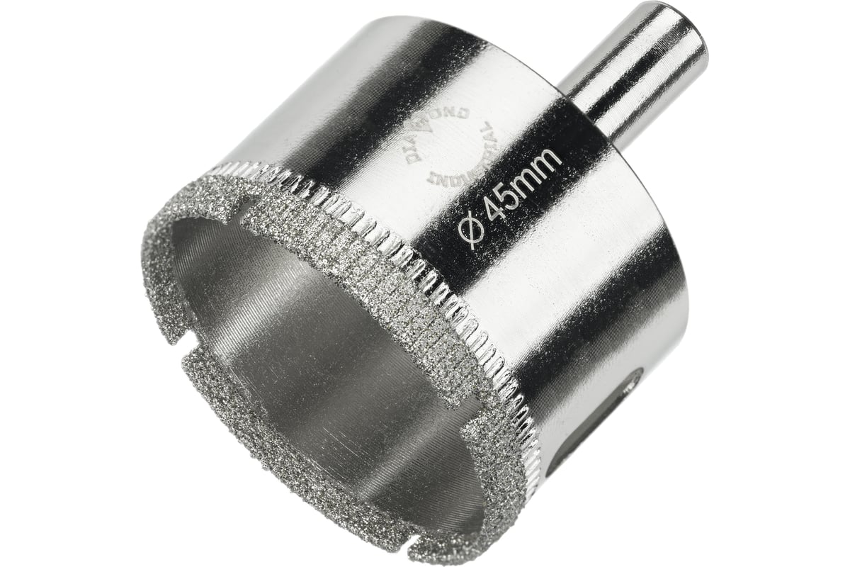 Коронка алмазная по керамике, плитке и стеклу 45 мм Diamond Industrial DIDCBC045