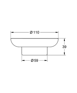 Мыльница Grohe Essentials 40368001