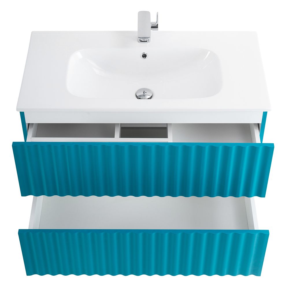 Тумба с раковиной Art&Max Elegant 90 см, LED подсветка