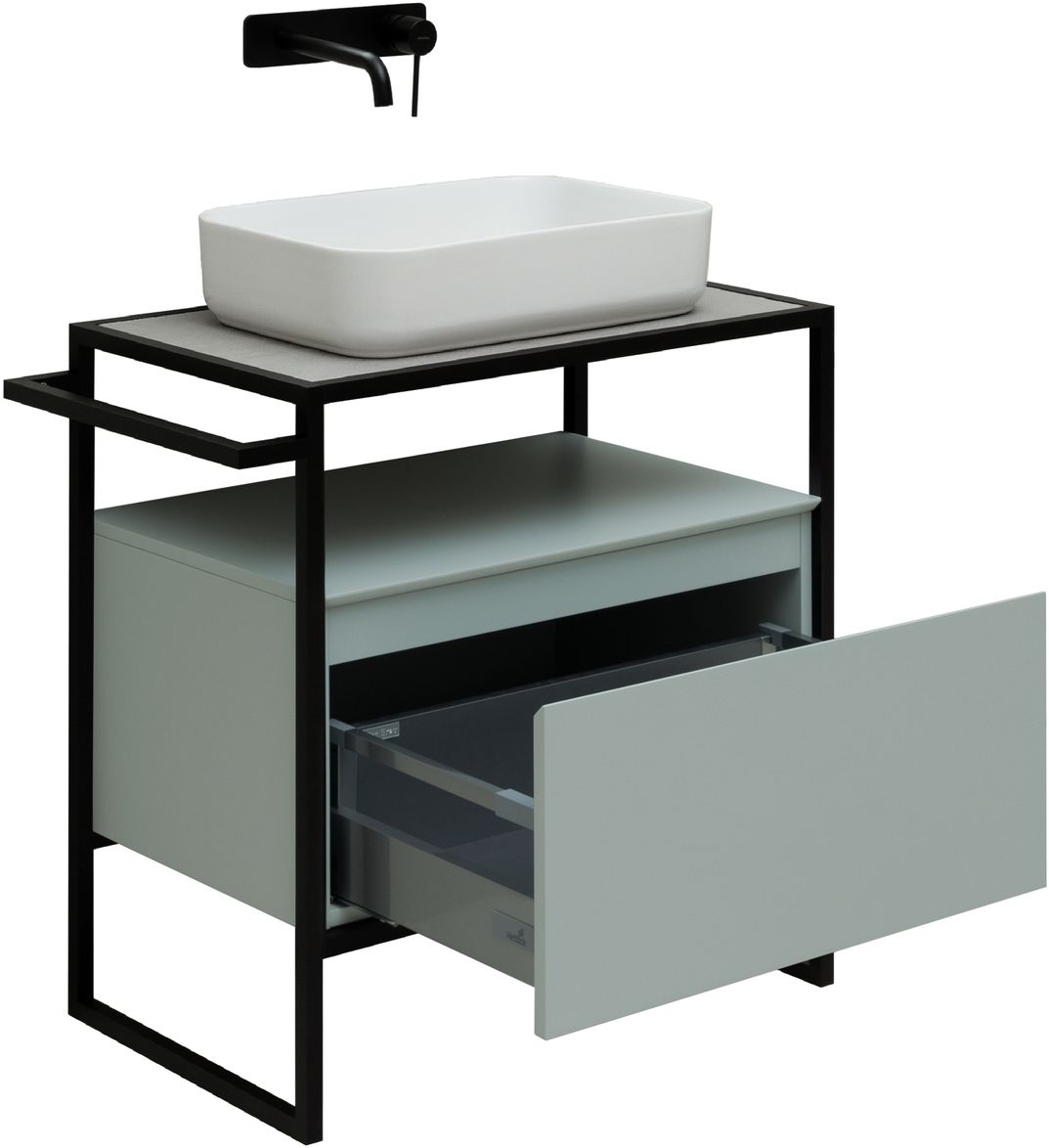 Мебель для ванной Allen Brau Priority 70 см, рapyrus white matt