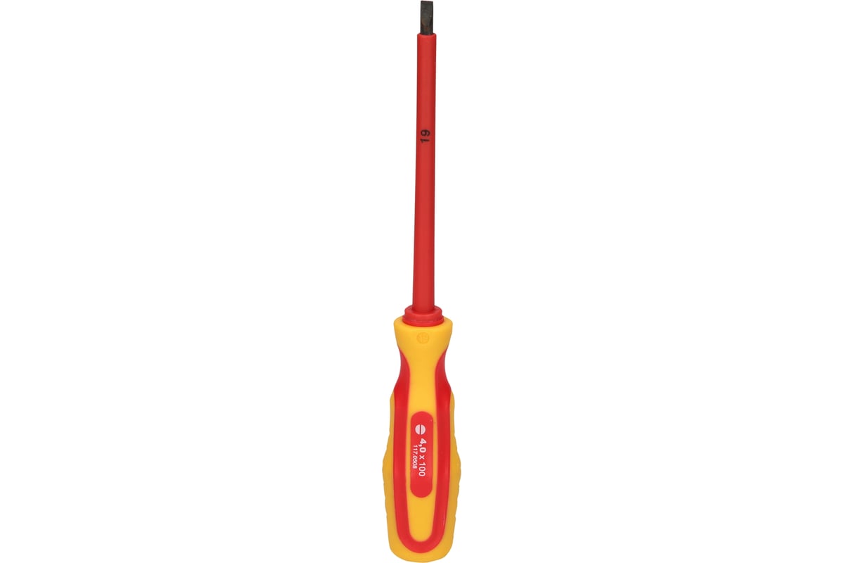 Шлицевая отвертка KS Tools VDE 4x100 мм ERGOTORQUE 117.0508