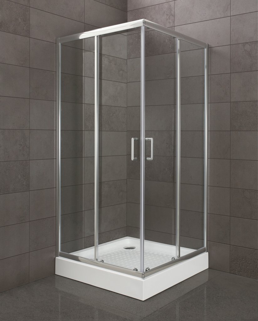 Душевой уголок BelBagno UNO-195-A-2-100-C-Cr 100x100 прозрачный, хром