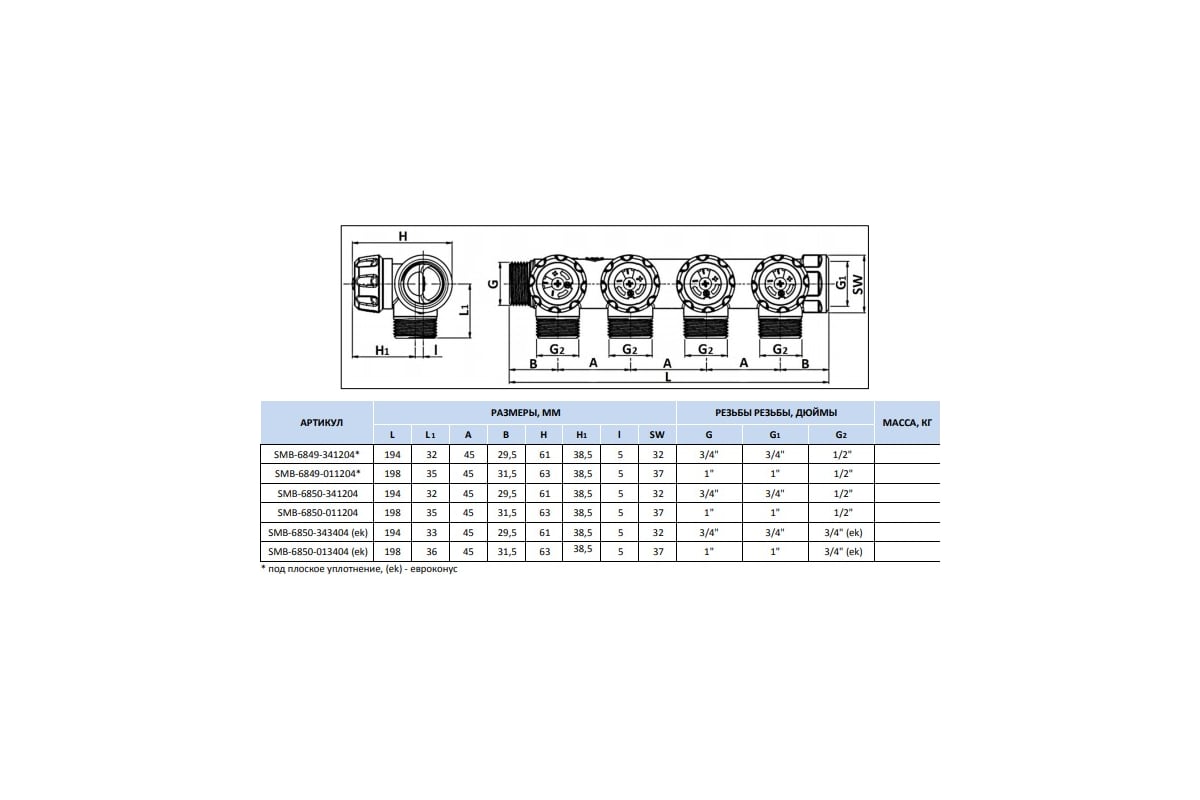 Регулирующий коллектор STOUT 3/4, 4 отвода 1/2 SMB-6850-341204 RG008UJDJ4DB26