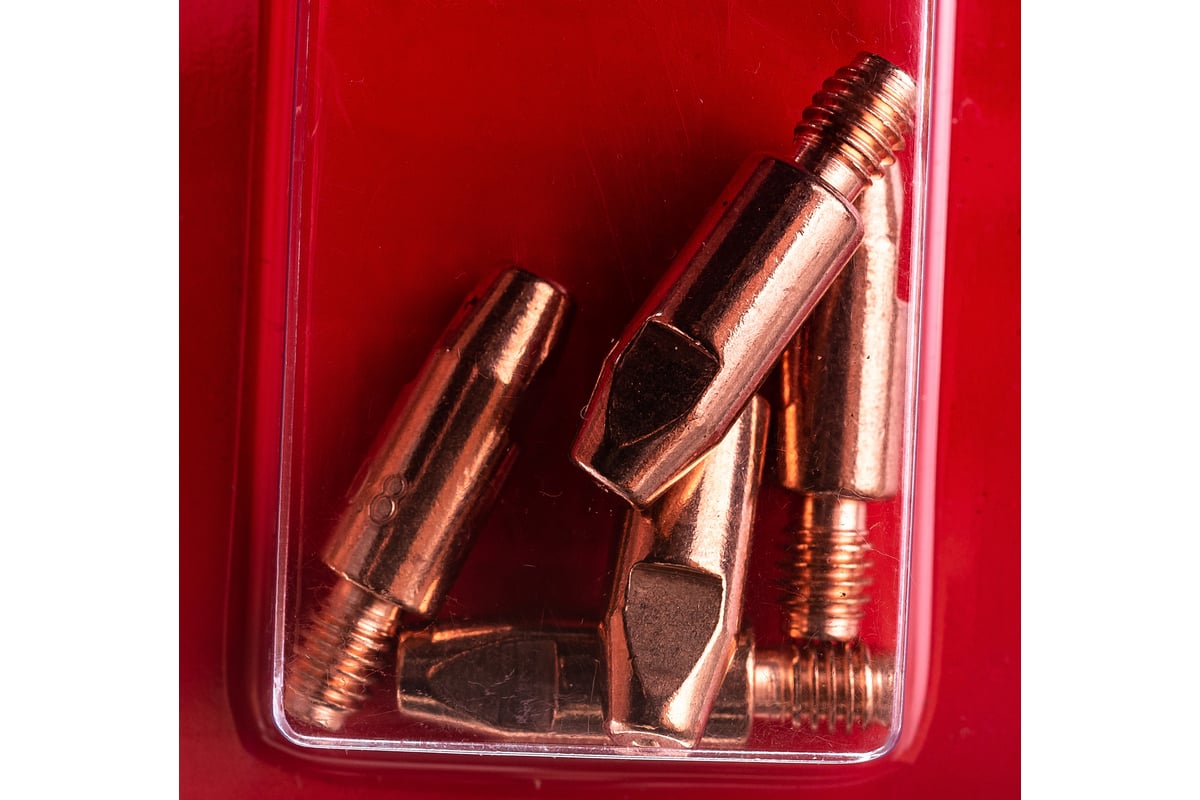 Наконечник токосъемный (5 шт; 0.8 мм; M6x28 мм) Quattro Elementi 771-237