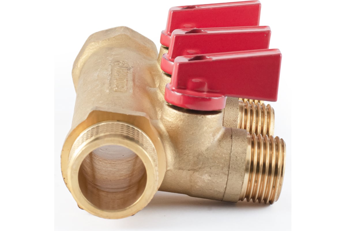 Коллектор с шаровыми кранами PROFACTOR в/н 3/4" х 3 вых 1/2"нар PF MV 264.3
