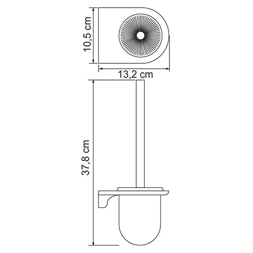 Ерш подвесной WasserKRAFT Kammel K-8327WHITE