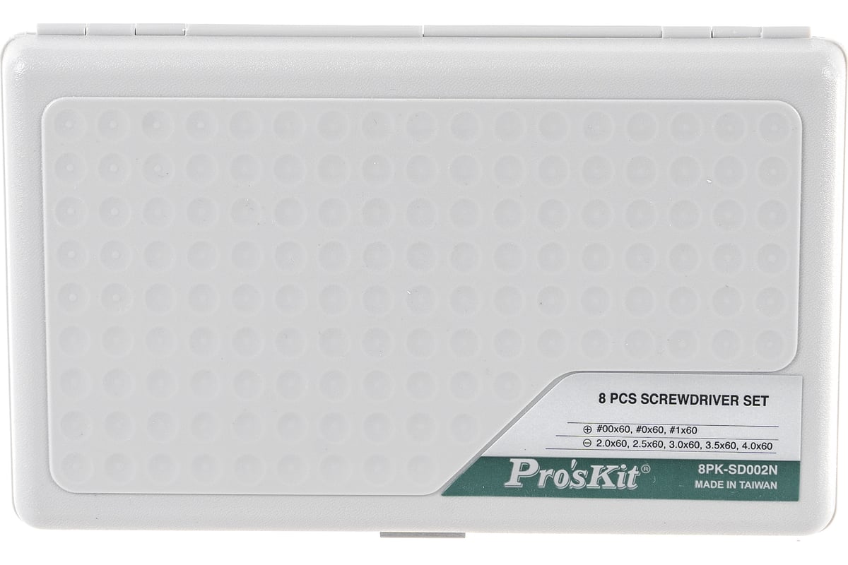Набор отверток ProsKit 8PK-SD002N 00049813