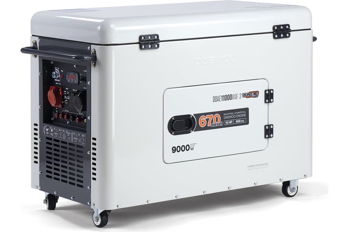 Дизельный генератор с функцией Dual Power Daewoo DDAE 11000DSE-3