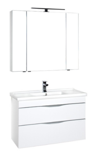 Мебель для ванной Aquanet Эвора 100 см белый