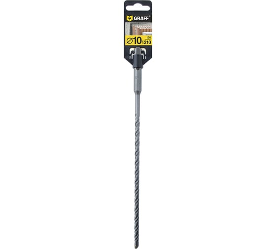 Бур по бетону (10х150х210 мм; SDS-plus) GRAFF GSPD10210
