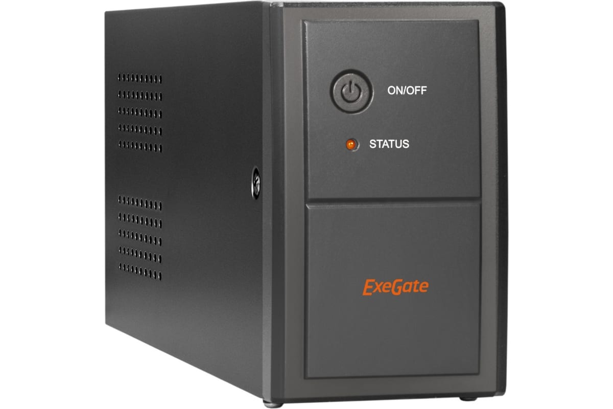 Источник бесперебойного питания Exegate Power Back BNB-650.LED.AVR.EURO <650VA/360W, LED, AVR, 2 евророзетки, Black> 276528