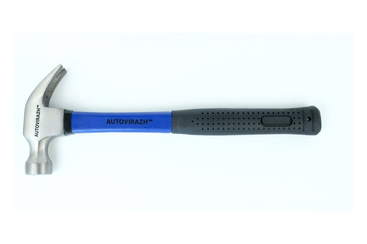 Столярный молоток 225гр с фибергласовой рукояткой Autovirazh AV-276225