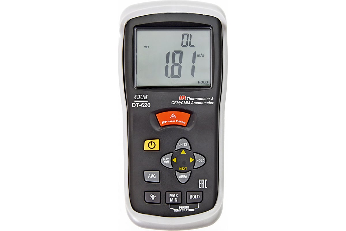 Термоанемометр CEM DT-620 480526
