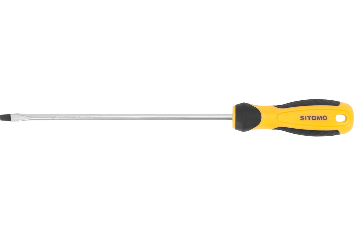 Шлицевая отвертка SITOMO SL 4х150, 230 мм CrV SIT 856497