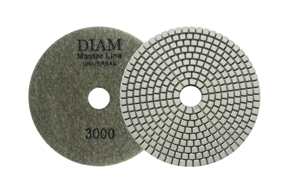 Круг алмазный гибкий шлифовальный АГШК Master Line Universal №3000 (125х2.5 мм) Diam 650