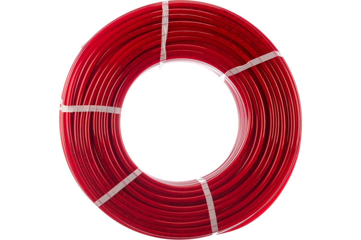 Труба из сшитого полиэтилена с кислородным слоем STOUT PEX-a 16х2,0 бухта 200 м, красная SPX-0002-001620