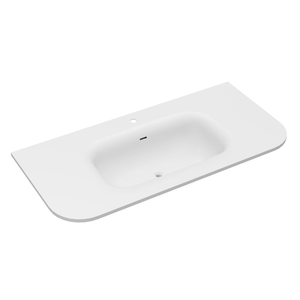 Тумба с раковиной Vincea Альто (Alto) 100 см светло-бежевый матовый