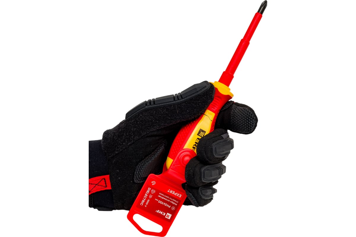 Отвертка EKF Expert PH2x100 мм 1000 В ph-2-100-exp-in