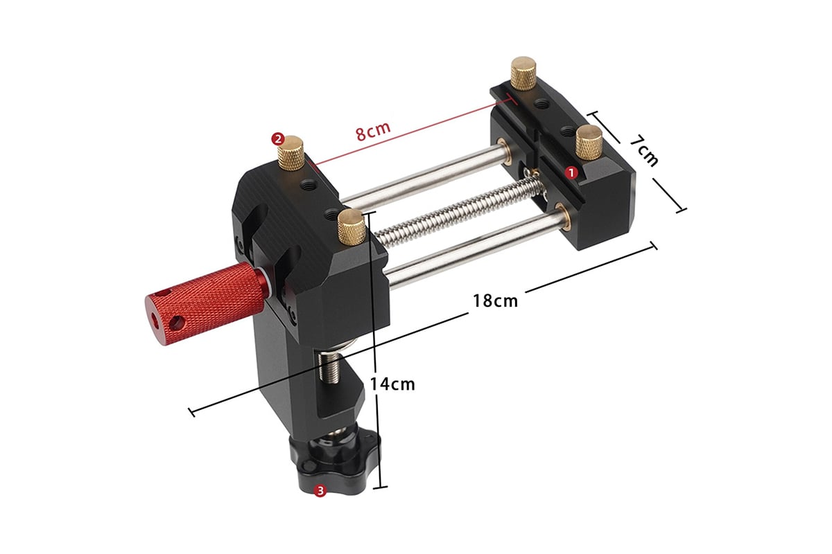 Верстачные прецизионные тиски WOODWORK CLM-070