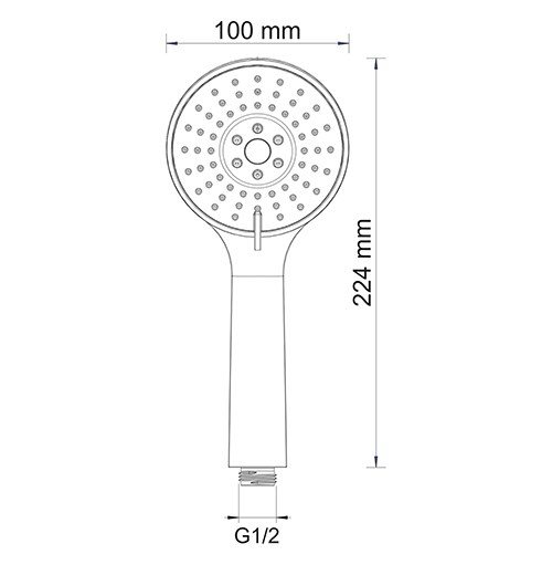 Душевой набор WasserKRAFT A16031 Thermo, потолочный излив