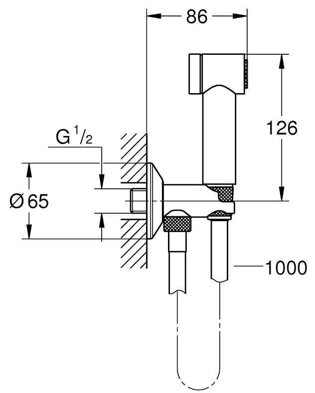 Гигиенический душ Grohe Sena 26329000